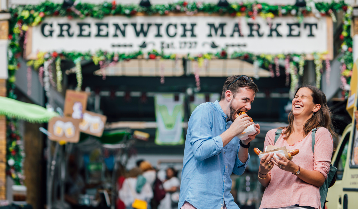 Valentine's Day Couple at Greenwich Market